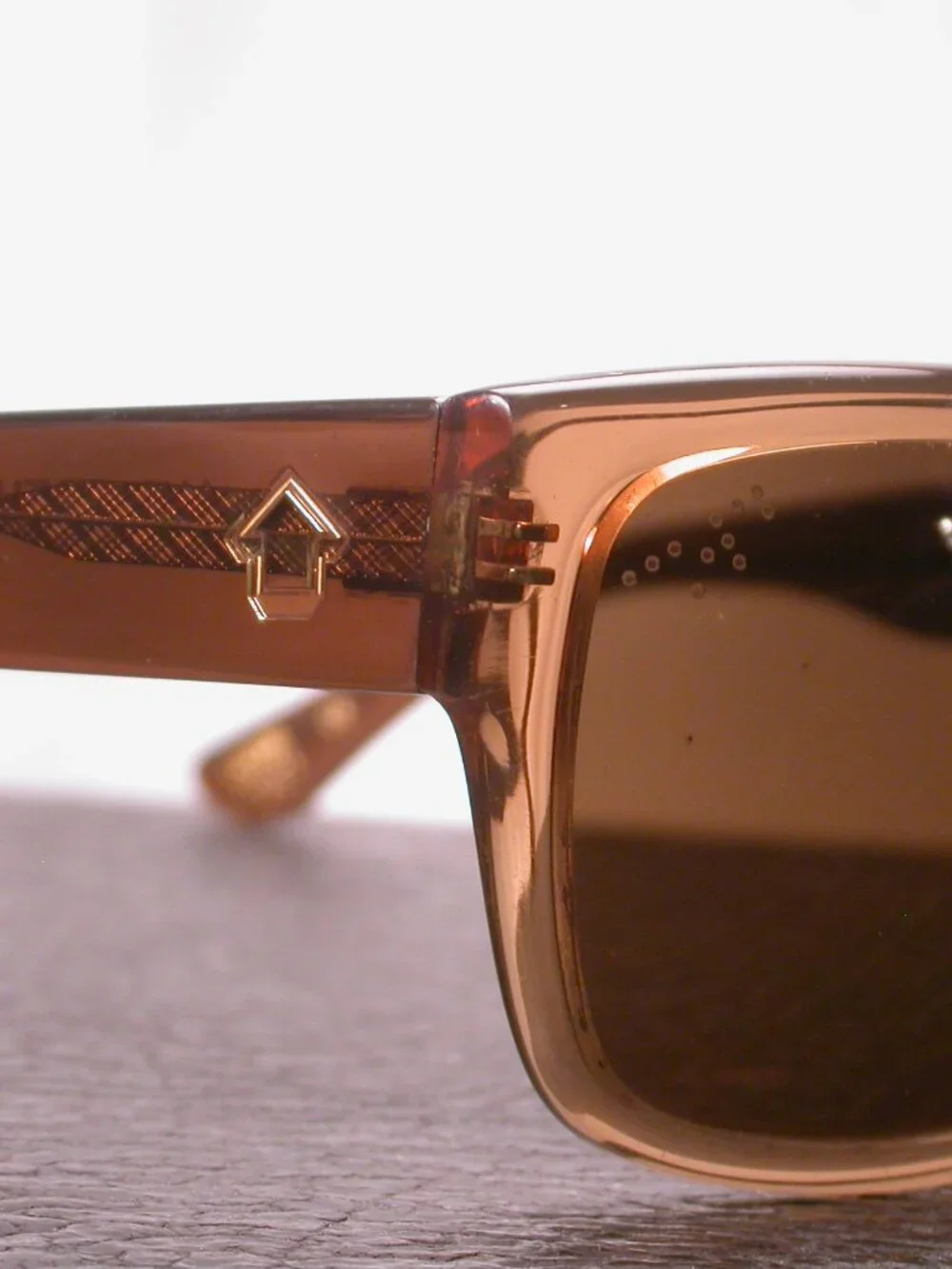 Authentic Colab Amber Clear Bold Sporty Sunglasses